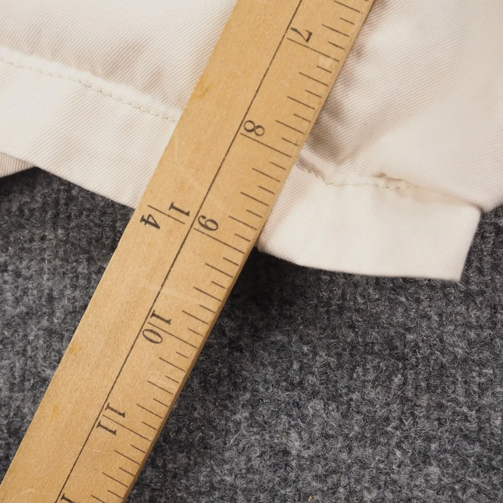 Peter Millar Shorts Mens 40 Chino Beige Solid Preppy Old Money Golf Luxury